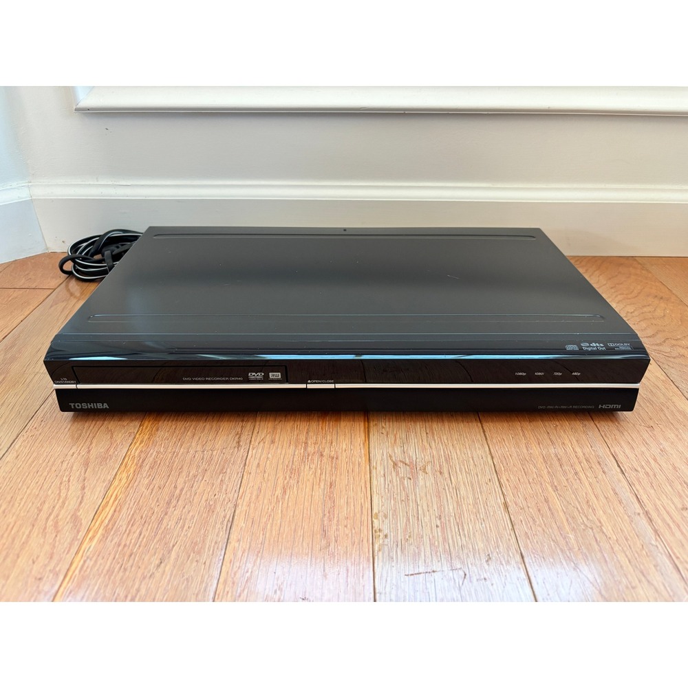 Toshiba DVD Video Recorder DKR40KU Black 1080p HDMI Upscaling TESTED No Remote